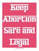 Keep Abortion Legal