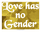 Love Has No Gender